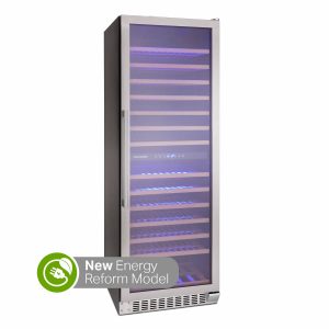 Montpellier WC166X 166 Bottle Capacity Wine Cooler Class G Stainless Steel